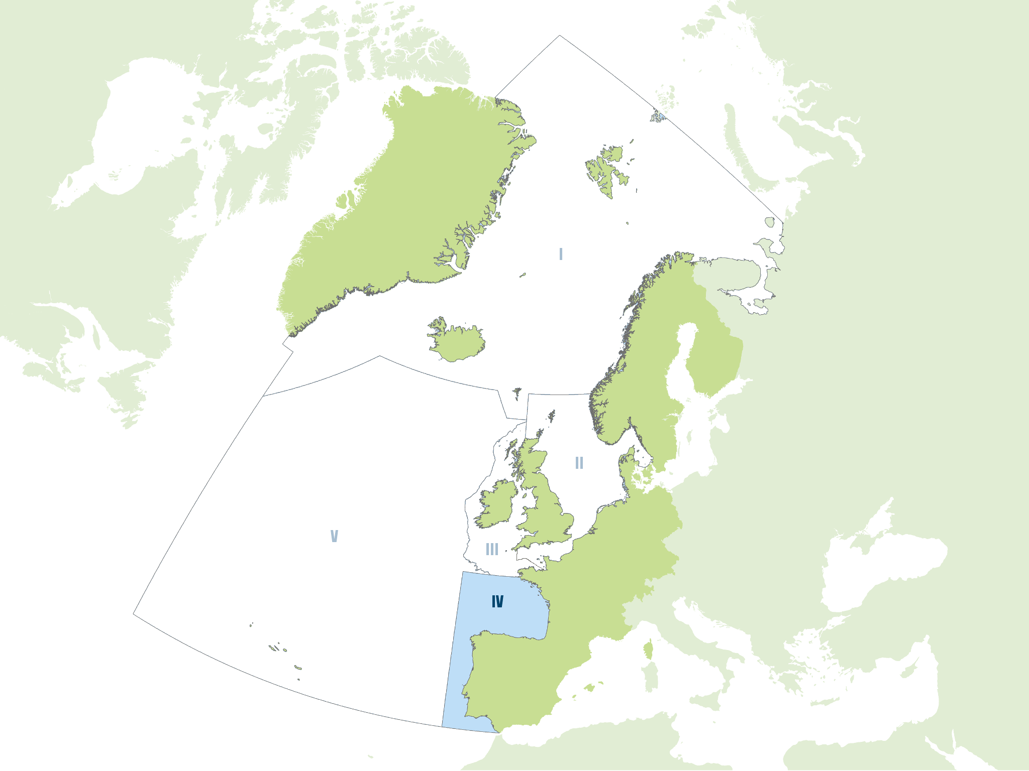 Region IV: Bay of Biscay and Iberian Coast